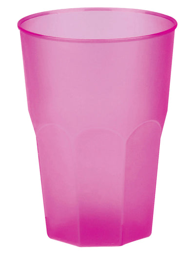 Fuksianvärinen huurrettu cocktail-lasi 42 cl