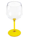 Cocktaillasi balloon muovinen keltainen 58,2 cl