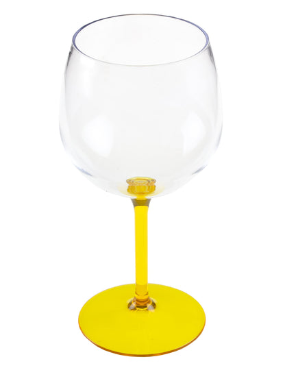 Cocktaillasi balloon muovinen keltainen 58,2 cl
