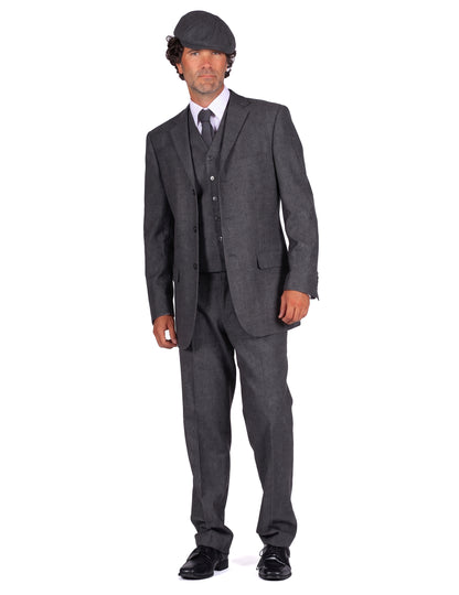 Veste gangster années 20 grise homme