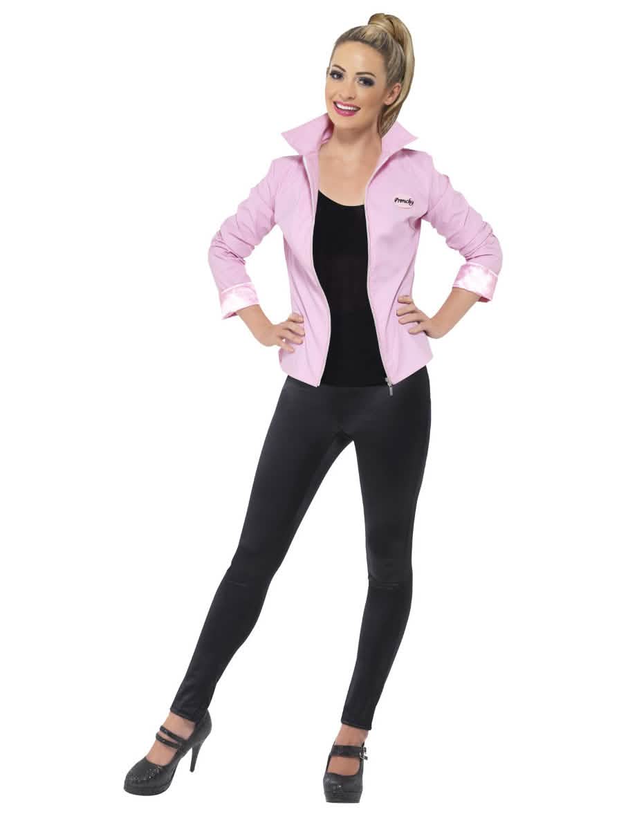 Takki luksus Pink Ladies Grease naiset vaaleanpunainen