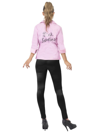 Vue de dos de la veste luxe Pink Ladies Grease